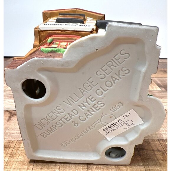 Dept 56 5808-4  Bumpstead Nye Cloaks & Canes Dickens Heritage Village - Picture 5 of 7